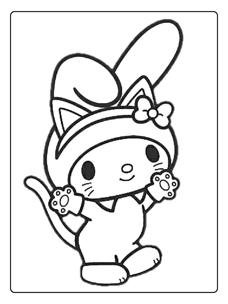 Coloriage animaux kawaii mignons