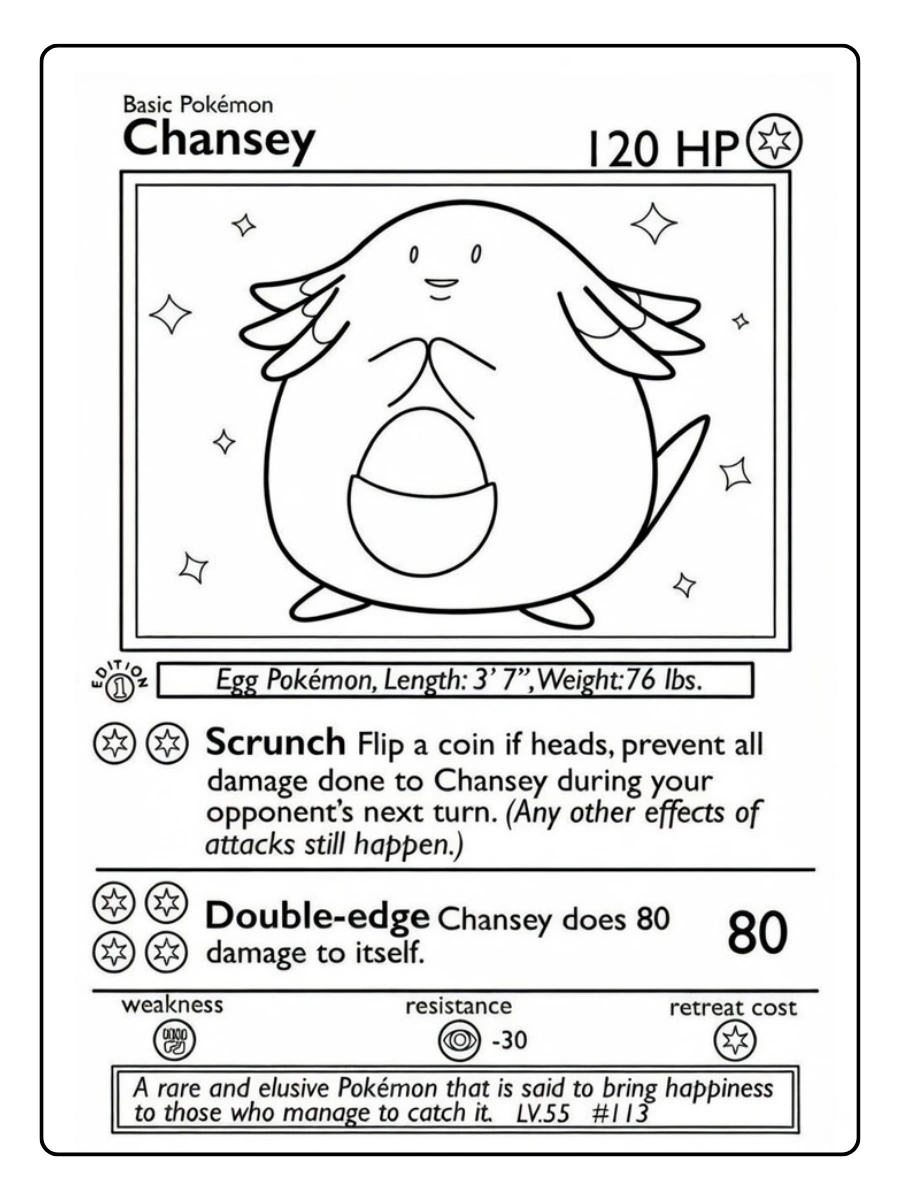 Coloriage carte Pokémon gratuite
