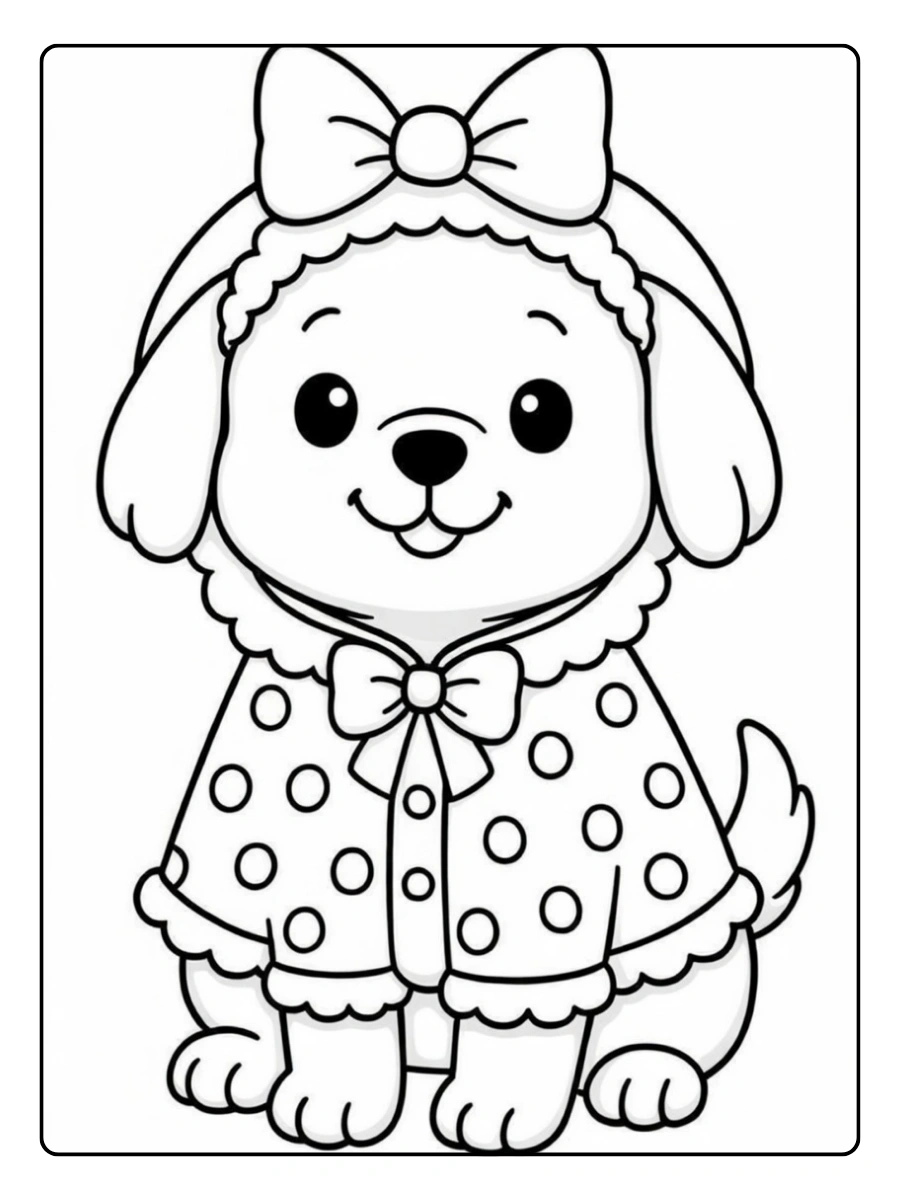 Coloriage kawaii animaux à imprimer