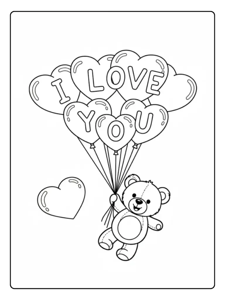 Coloriages Saint Valentin