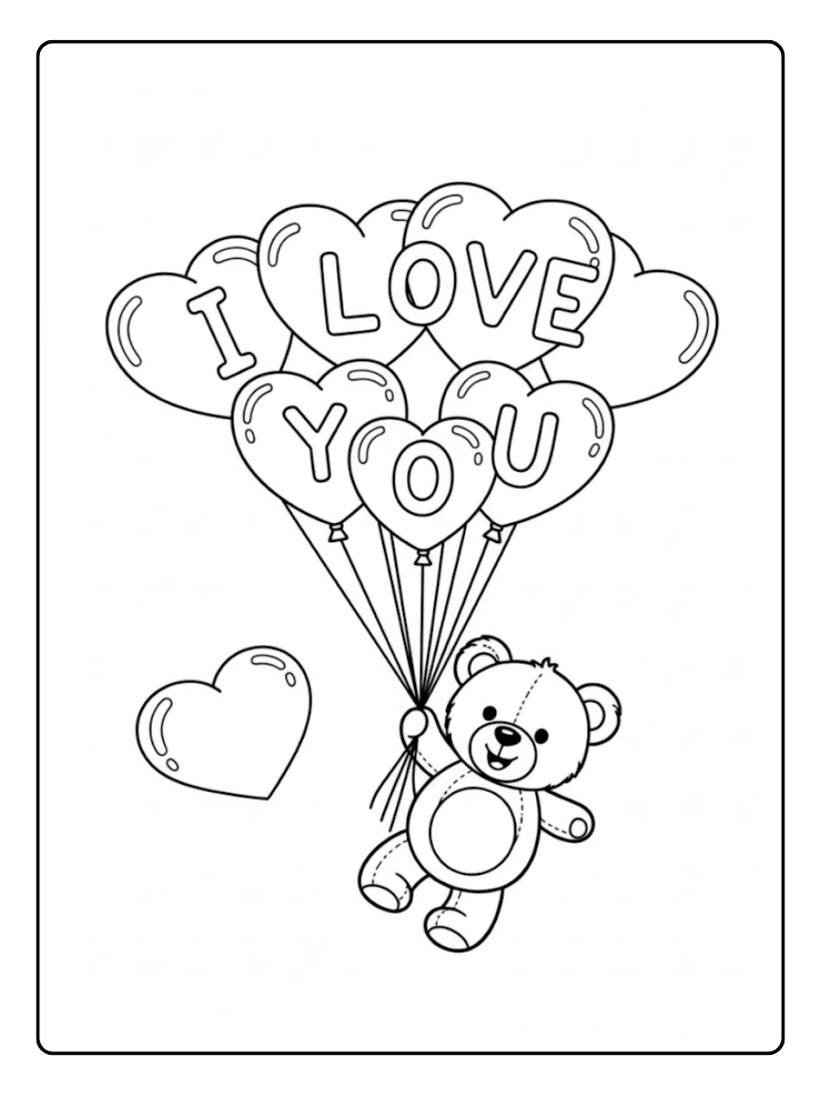 Coloriages Saint Valentin