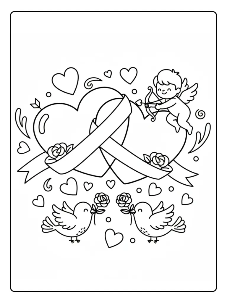 Coloriages Saint Valentin Gratuit
