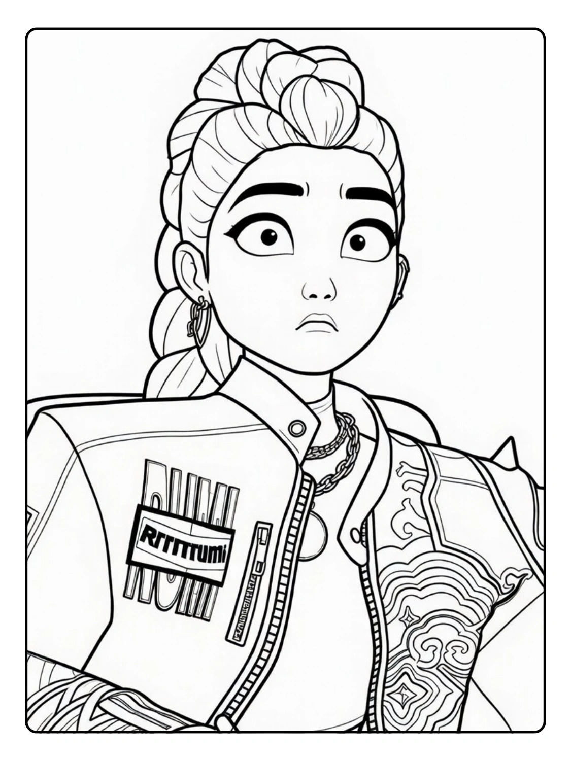 Rumi Coloriage (Kpop Demon Hunters) (3)