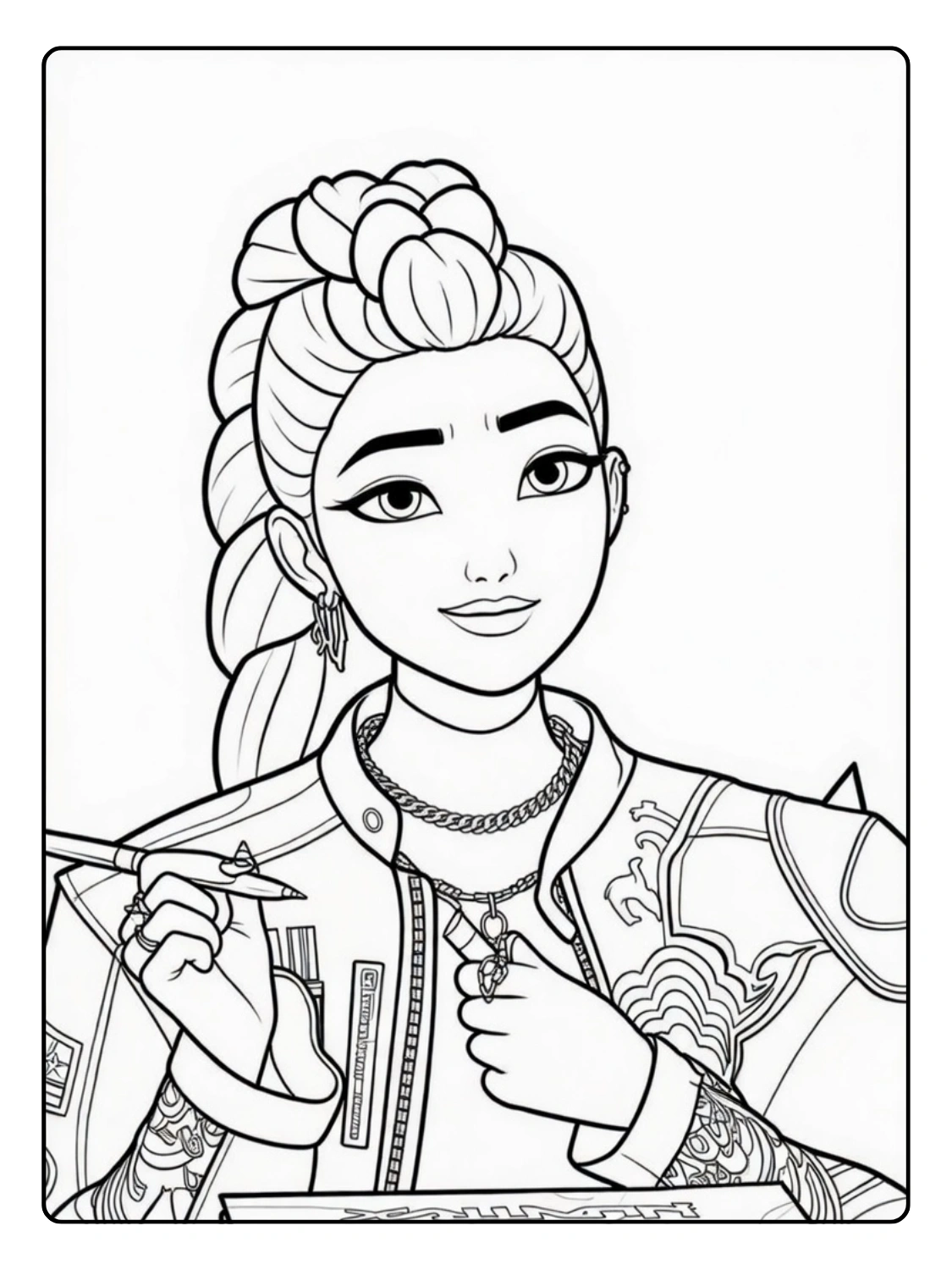 Rumi Coloriage (Kpop Demon Hunters)