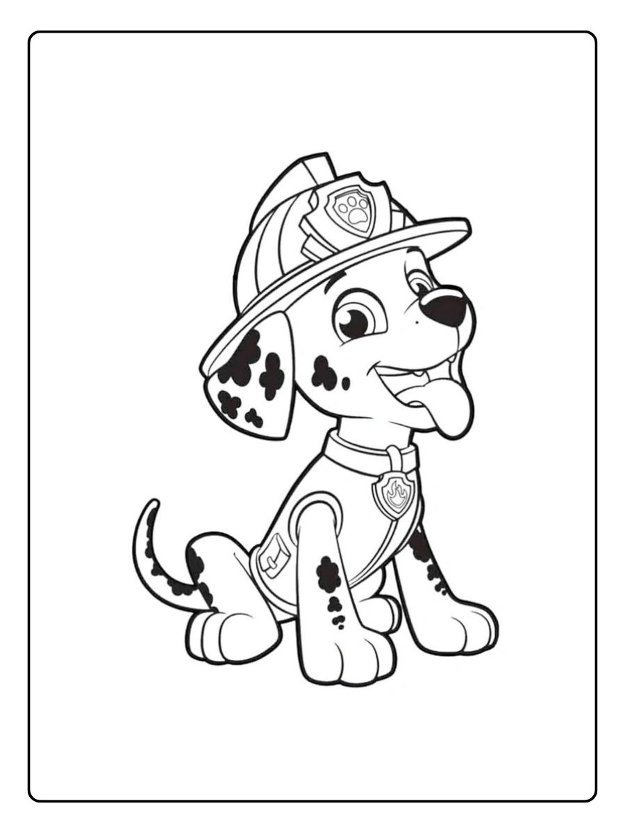 Coloriage Pat Patrouille Marshall