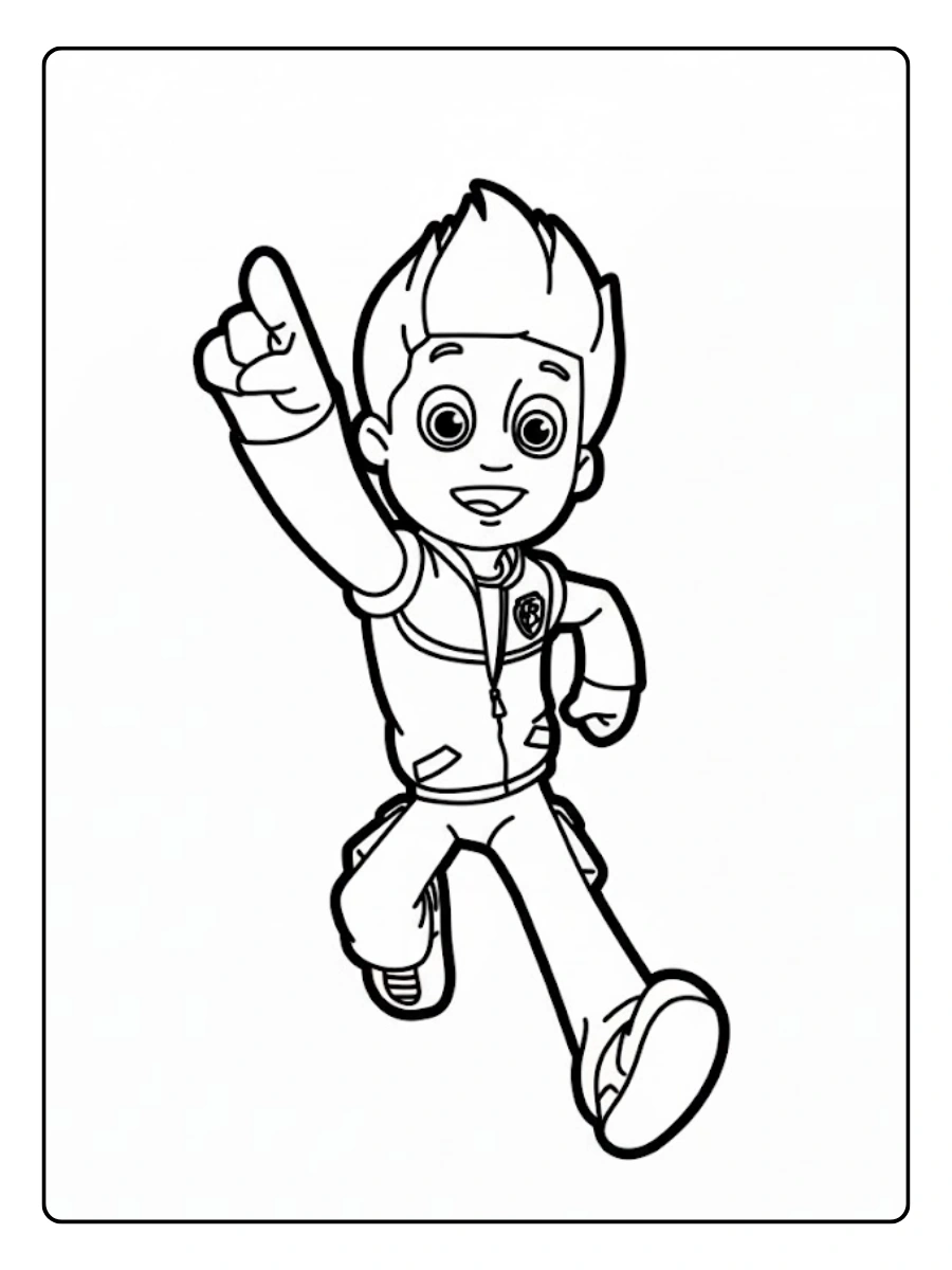 Coloriage Pat Patrouille Ryder