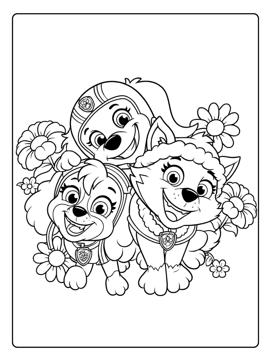 Coloriage Pat Patrouille à imprimer