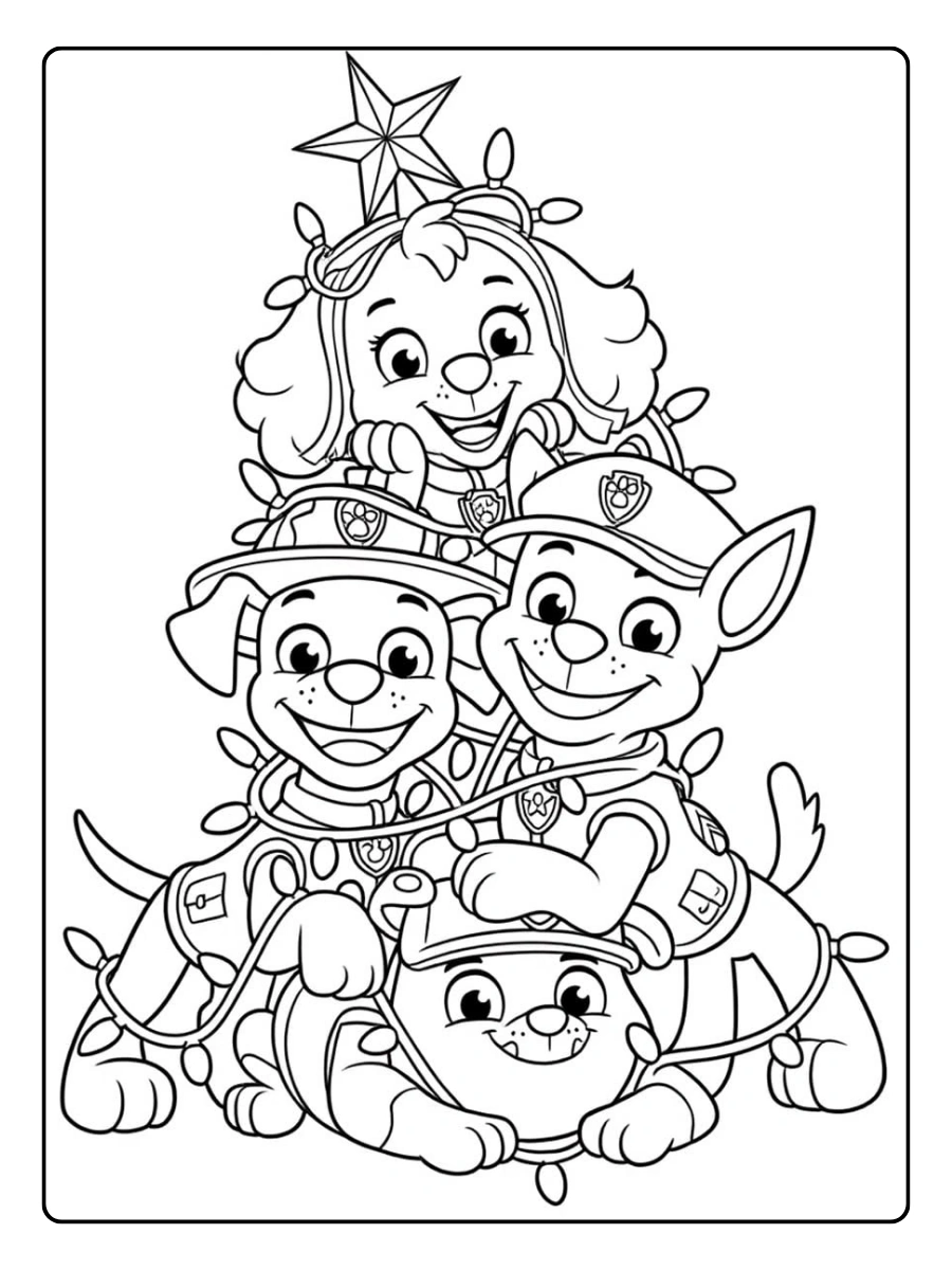 Coloriage Pat Patrouille pour enfants