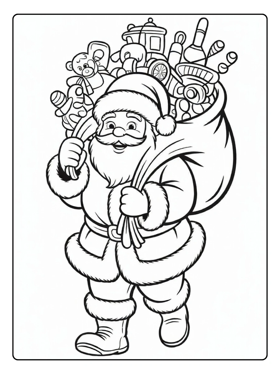 Coloriage Père Noël