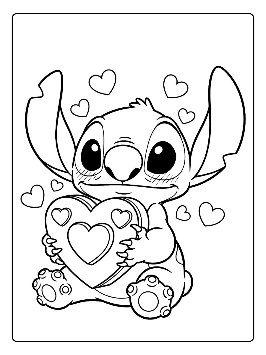 Coloriage Stitch pour enfants
