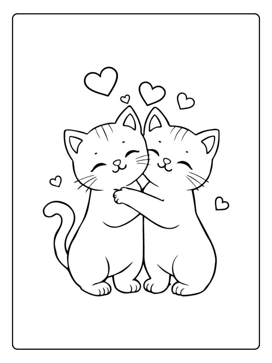 Coloriage chat à imprimer