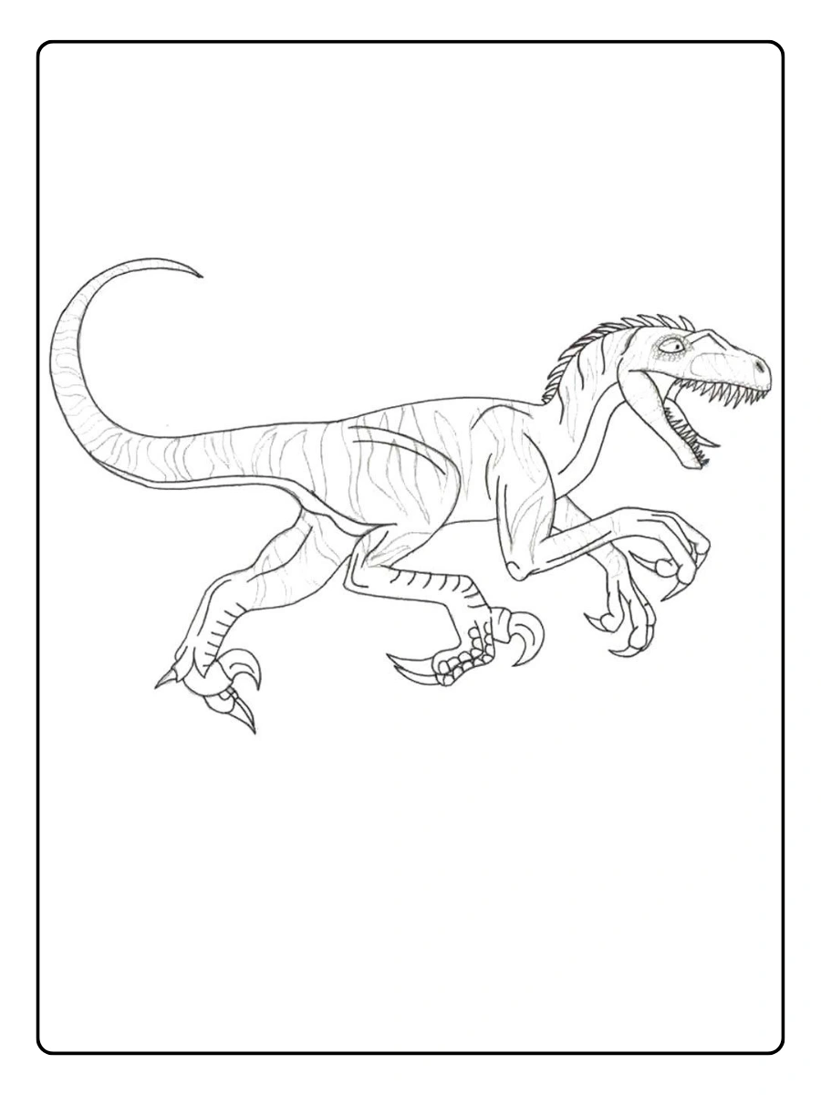 Coloriage dinosaure avec formes simples