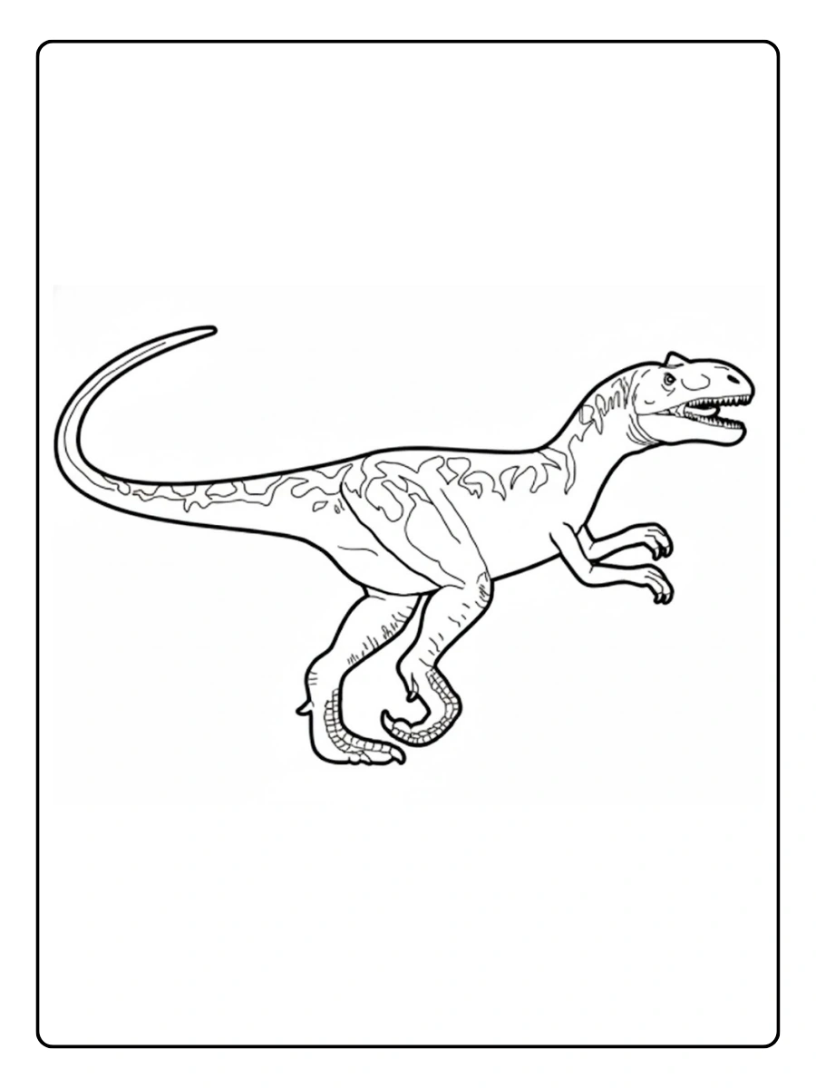 Coloriage dinosaure mignon pour enfants