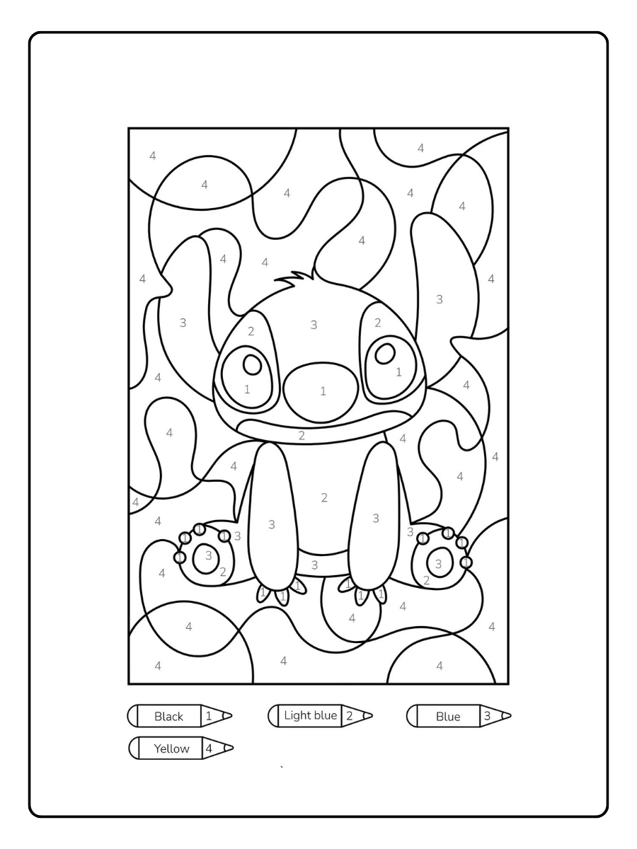 Coloriage magique facile pour enfants de maternelle