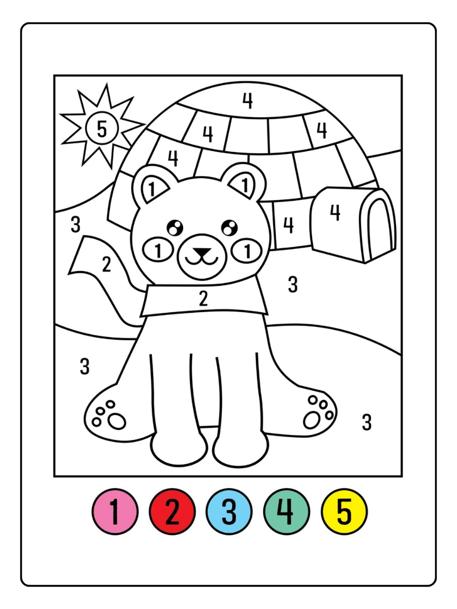 Coloriage magique pour apprendre les couleurs aux enfants