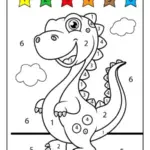 Coloriage magique simple pour bébé à colorier