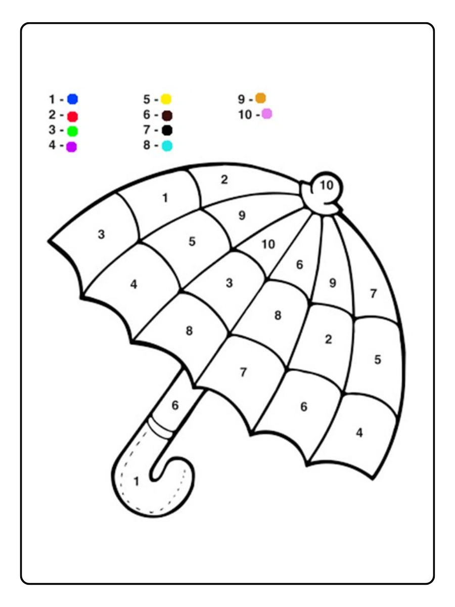 Coloriage magique simple pour maternelle