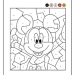 Coloriage mystère Disney pour enfants