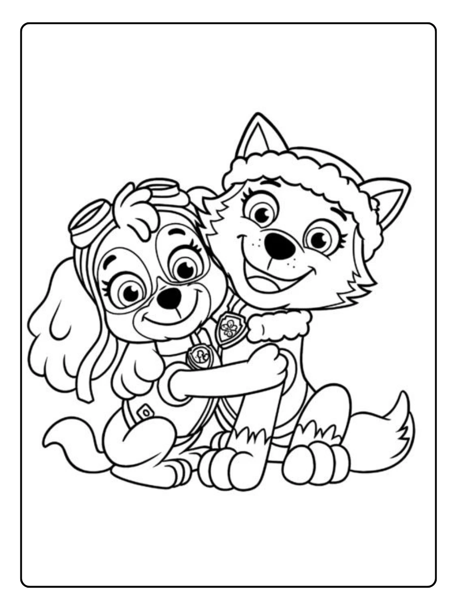 Dessin Pat Patrouille à colorier