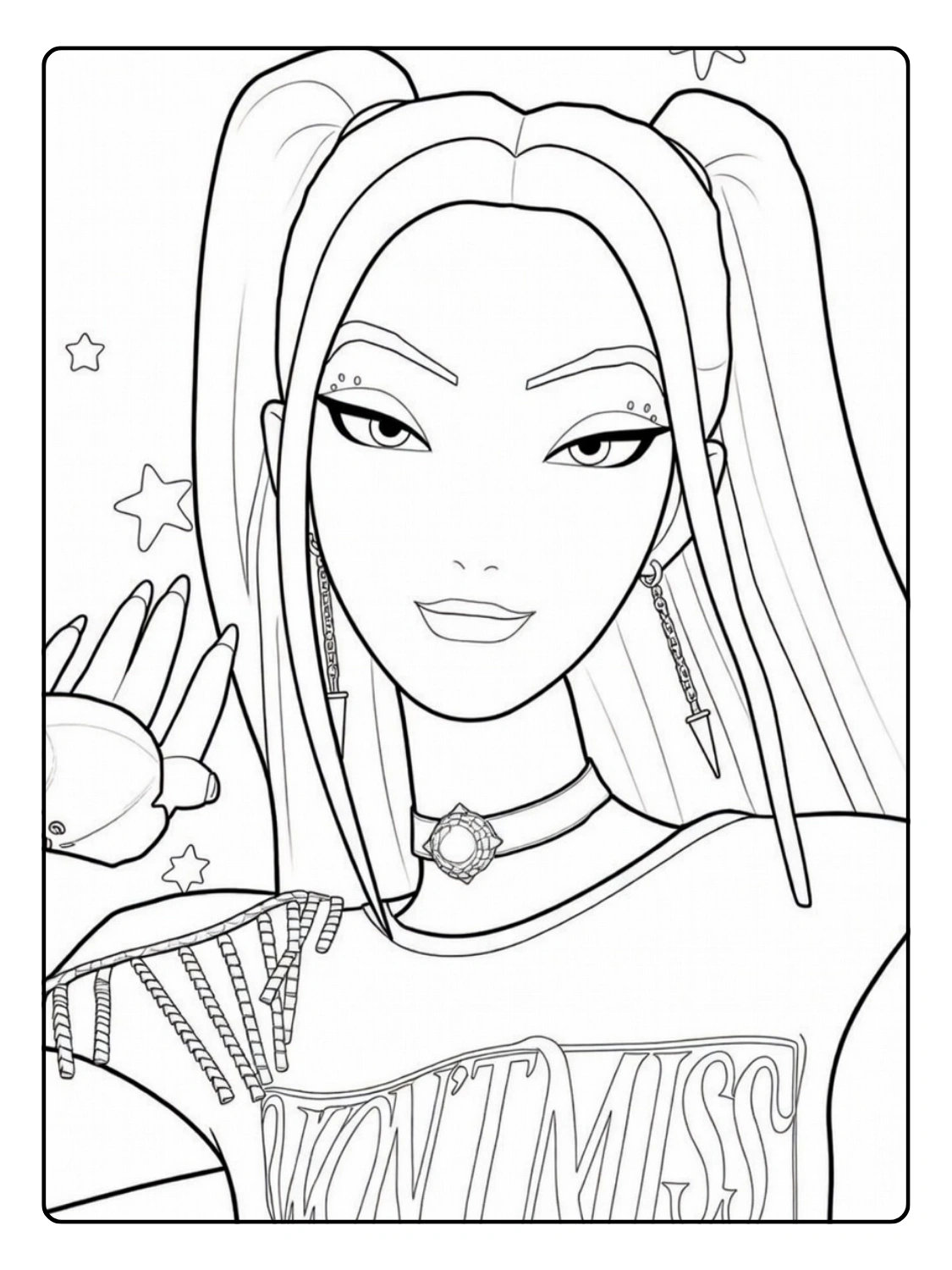 Mira Coloriage (Kpop Demon Hunters) (10)
