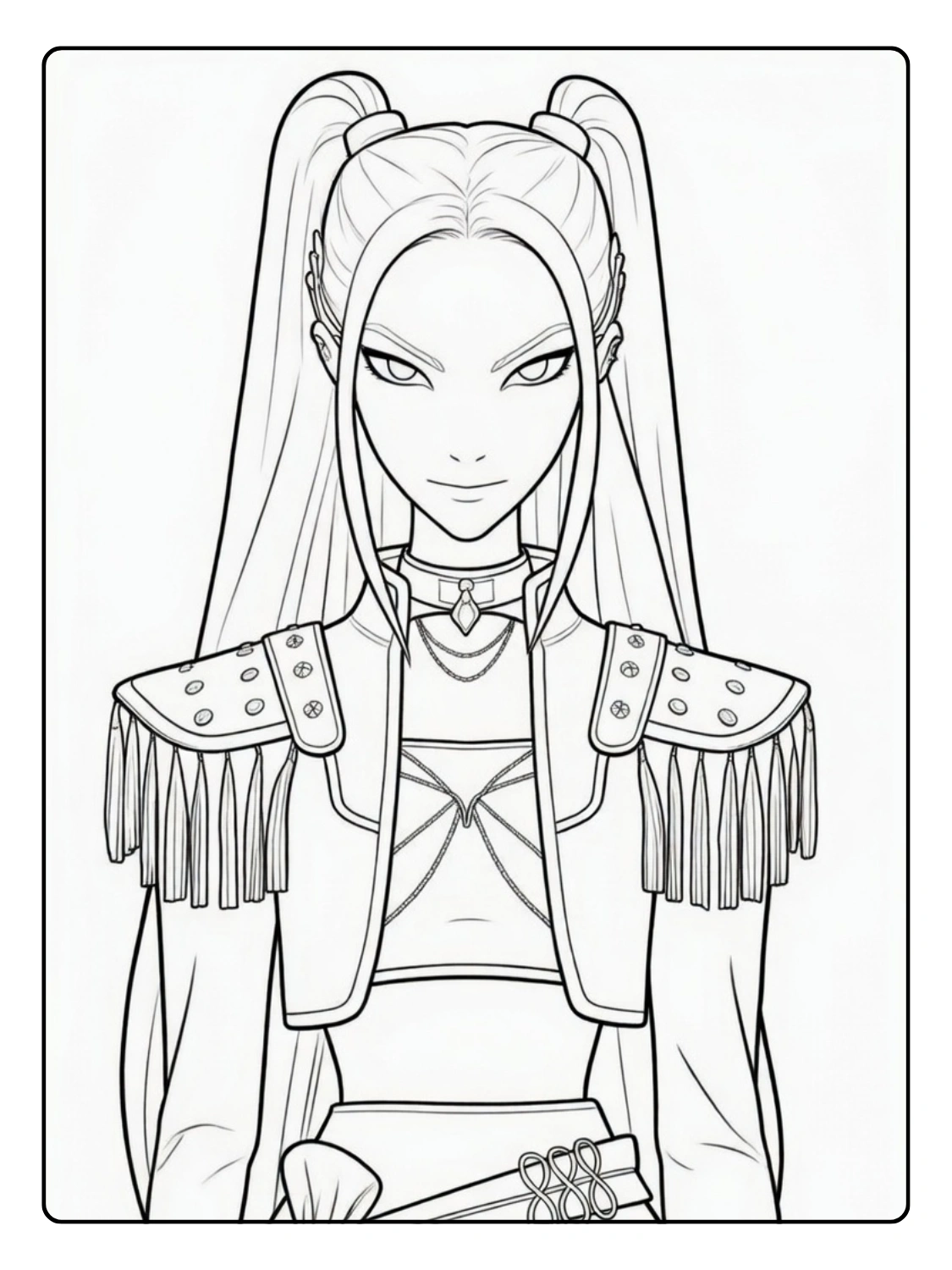Mira Coloriage (Kpop Demon Hunters) (13)