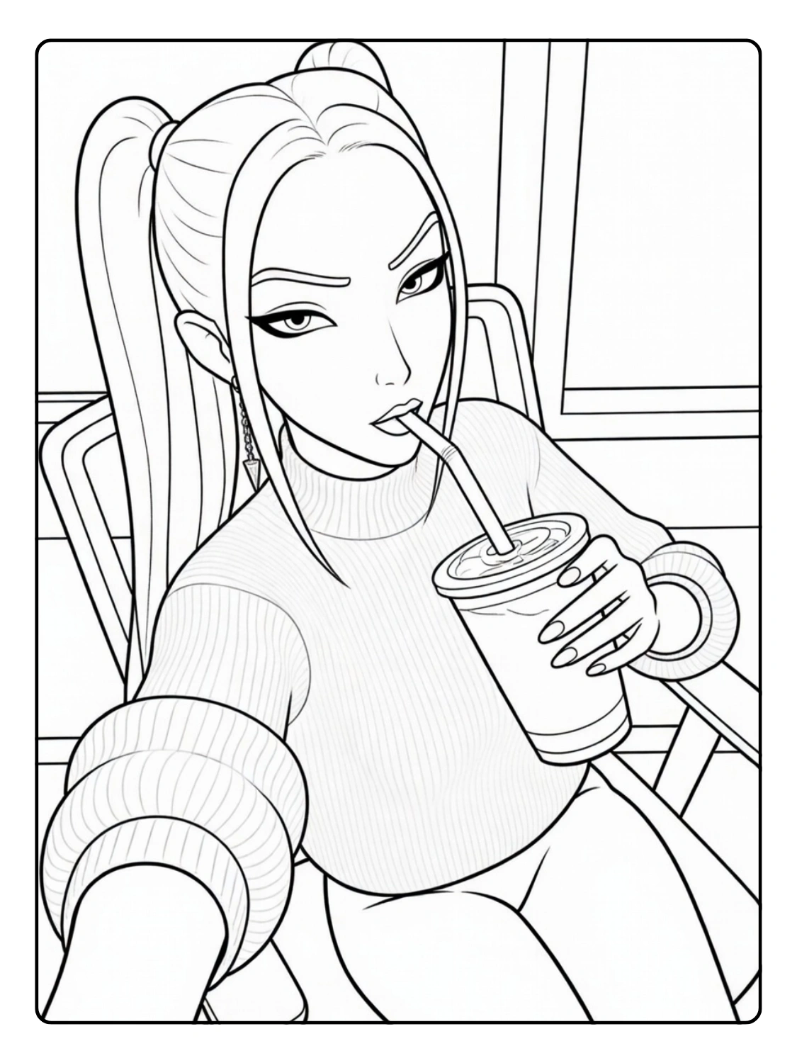 Mira Coloriage (Kpop Demon Hunters) (14)