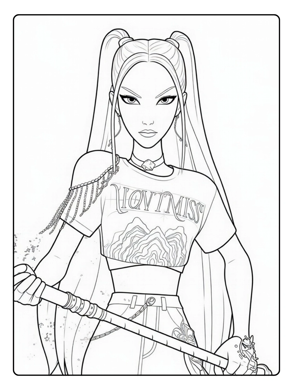 Mira Coloriage (Kpop Demon Hunters) (3)