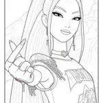Mira Coloriage (Kpop Demon Hunters) (4)