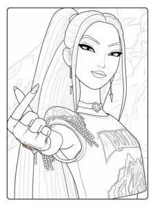 Mira Coloriage (Kpop Demon Hunters) (4)