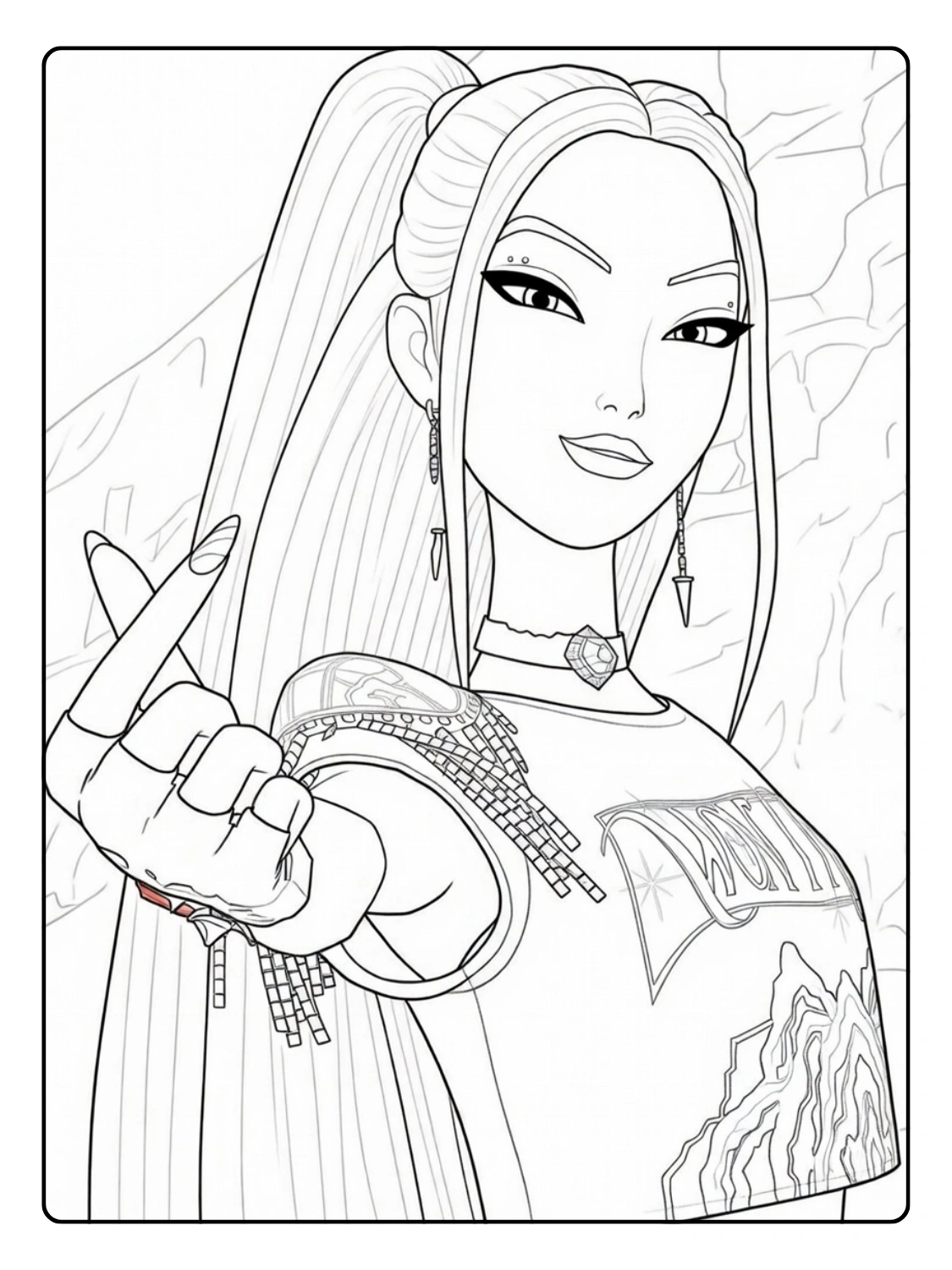 Mira Coloriage (Kpop Demon Hunters) (4)