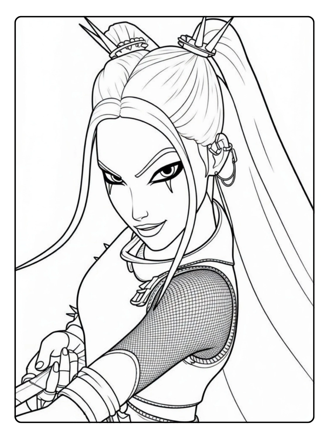 Mira Coloriage (Kpop Demon Hunters) (5)