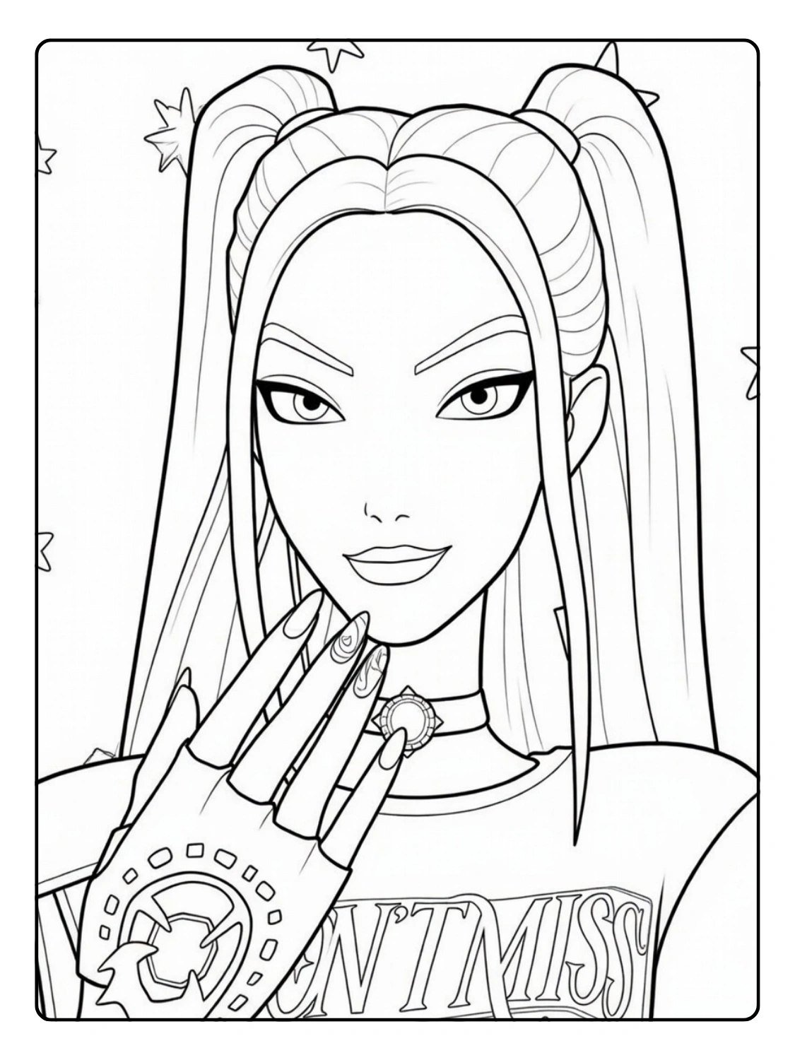 Mira Coloriage (Kpop Demon Hunters) (9)