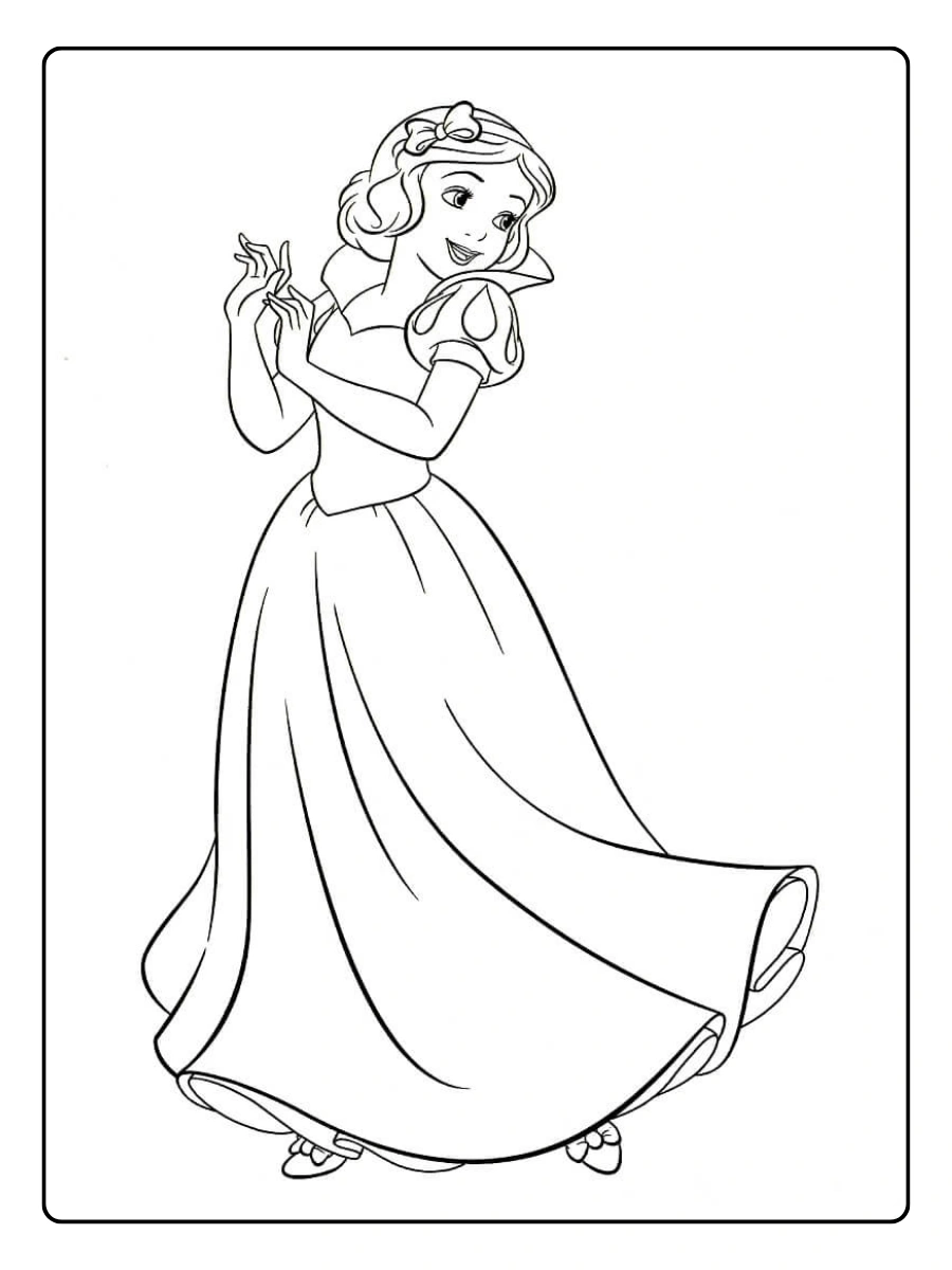 Princesse chibi coloriage
